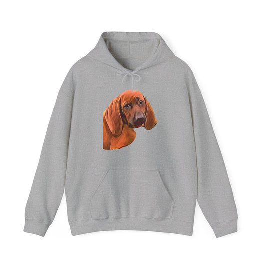Redbone Coonhound Unisex 50/50 Hoodie