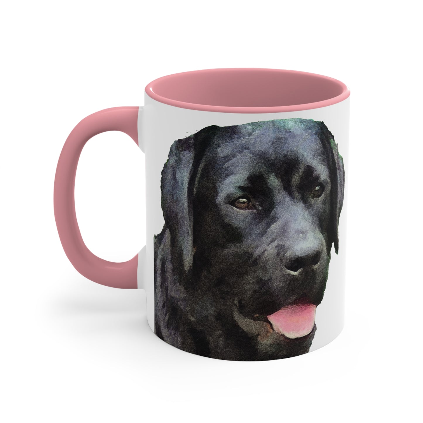 Black Labrador Retriever 'Rizzo' Accent Coffee Mug, 11oz