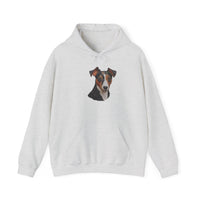 Teddy Roosevelt Terrier Unisex 50/50 Hooded Sweatshirt