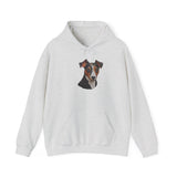 Teddy Roosevelt Terrier Unisex 50/50 Hooded Sweatshirt