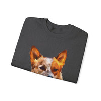 Red Heeler - Australian Cattle Dog - Unisex 50/50 Crewneck Sweatshirt