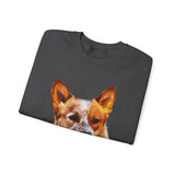 Red Heeler - Australian Cattle Dog - Unisex 50/50 Crewneck Sweatshirt