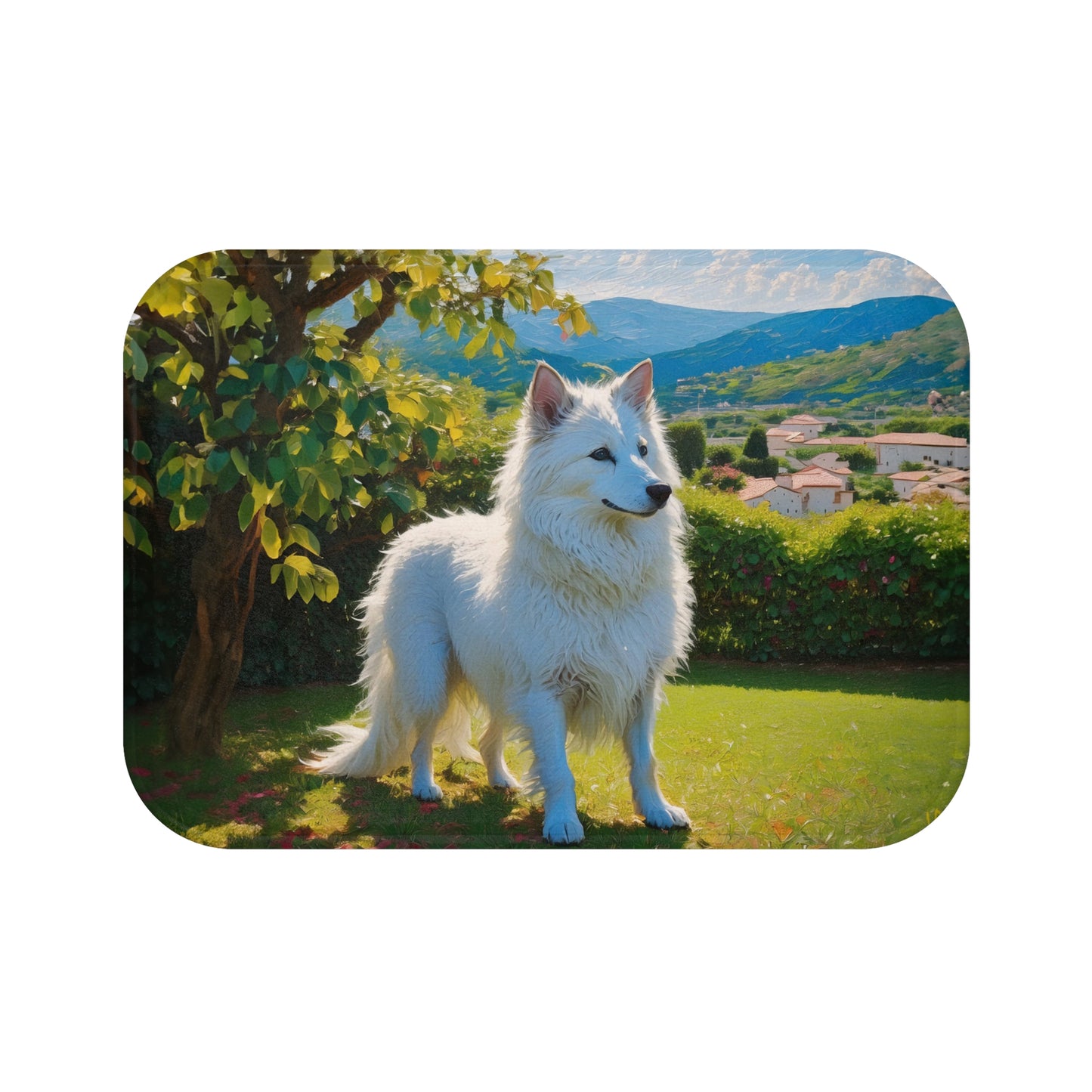 Volpino Italiano - Bathroom Rug Mat