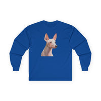 Xoloitzcuintli 'Mexican Hairless' Classic Cotton Long Sleeve Tee