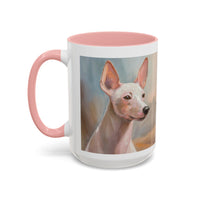 Xoloitzcuintli 'Mexican Hairless' - Ceramic Accent Coffee Mug (11, 15oz)