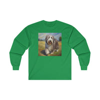 Bearded Collie  Cotton Long Sleeve Tee