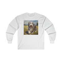 Bearded Collie  Cotton Long Sleeve Tee