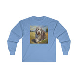 Bearded Collie  Cotton Long Sleeve Tee