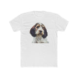 Petit Basset Griffon Vendeen --  Men's Fitted Cotton Crew Tee