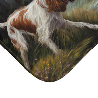 Irish Red and White Setter - Bathroom Rug Mat