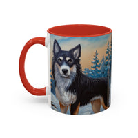 Lapponian Herder Ceramic Accent Coffee Mug - 2 SIzes