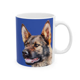 "Hans the German Shepherd Majesty Ceramic Mug"