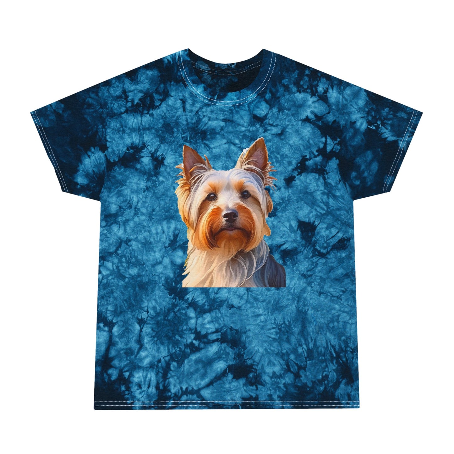 Silky Terrier Unisex Tie-Dye Tee, Crystal