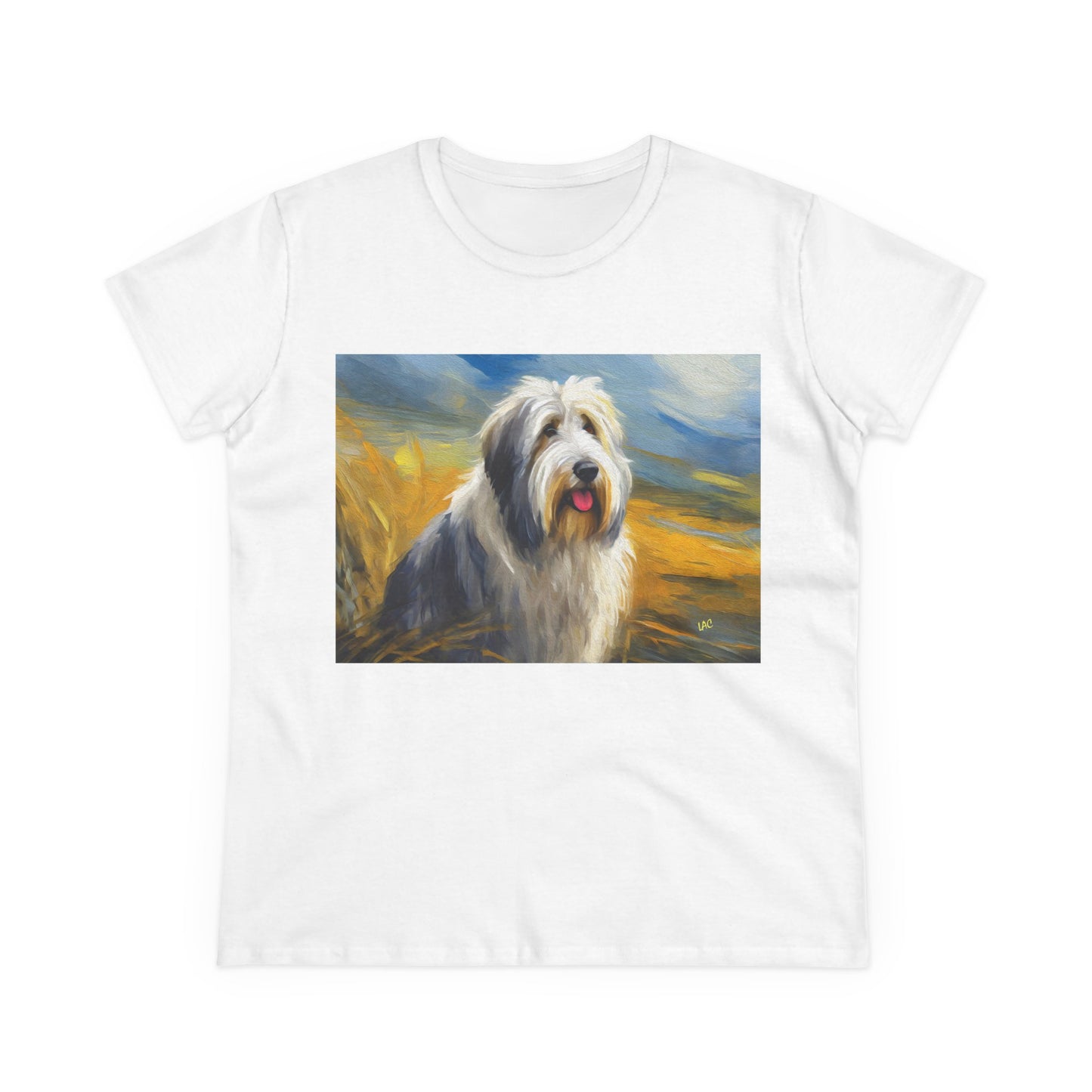 Old English Sheepdog Women's Midweight Cotton Tee