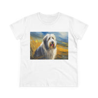 Old English Sheepdog Women's Midweight Cotton Tee