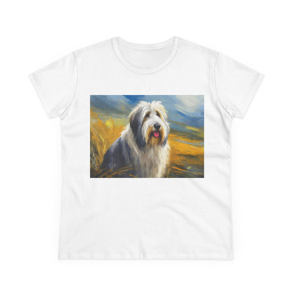 Old English Sheepdog Women's Midweight Cotton Tee