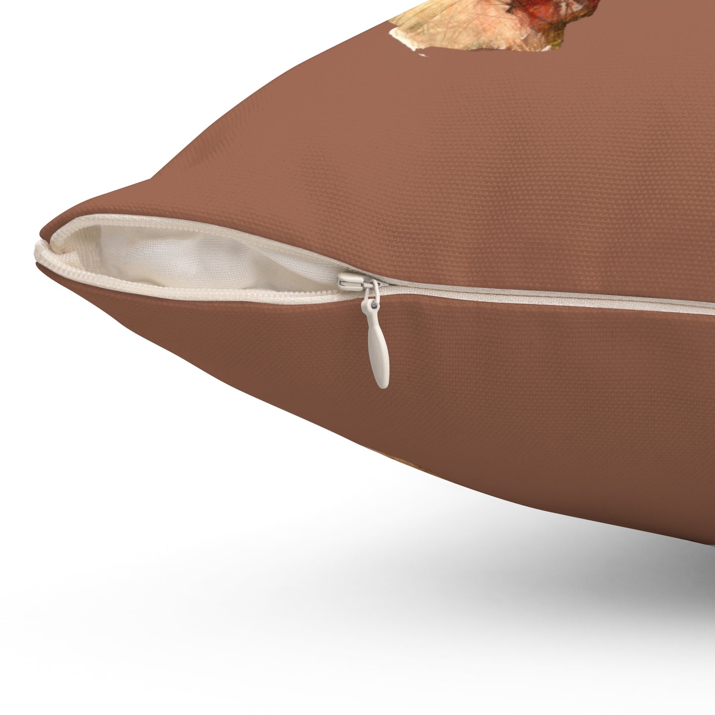 Pig 'Petunia'  Spun Polyester Throw Pillow
