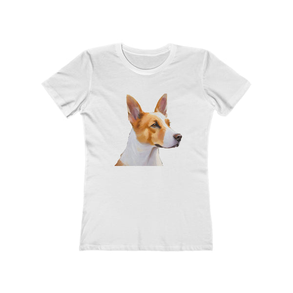 Canaan Dog of Israel Women's Slim Fit Ringspun Cotton Tee