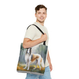 Borzoi 'Russian Wolfhound' Tote Bag