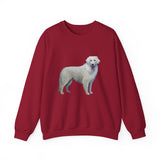 Slovensky Cuvac Unisex 50/50 Crewneck Sweatshirt