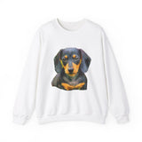 Dachshund 'Doxie #2' Unisex 50/50  Crewneck Sweatshirt