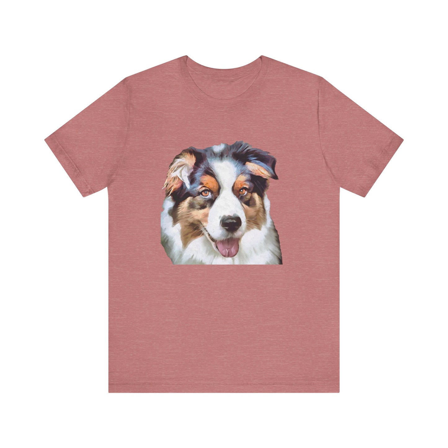 Australian Shepherd - Blue Merle Unisex Jersey Short Sleeve Tee
