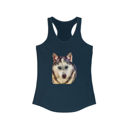 Siberian Husky 'Sacha' Women's Racerback Tank