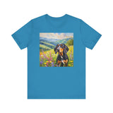 Black & Tan Coonhound Unisex Jersey Short Sleeve Tee