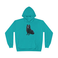 Schipperke Unisex Dog Lover Fleece Lined Hoodie