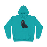Schipperke Unisex Dog Lover Fleece Lined Hoodie