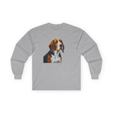 American English Coonhound Classic  Cotton Long Sleeve Tee