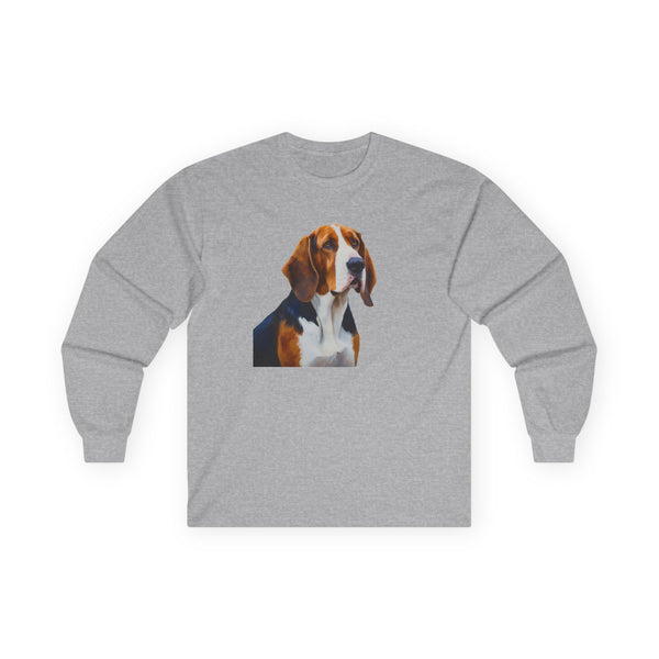 American English Coonhound Classic  Cotton Long Sleeve Tee