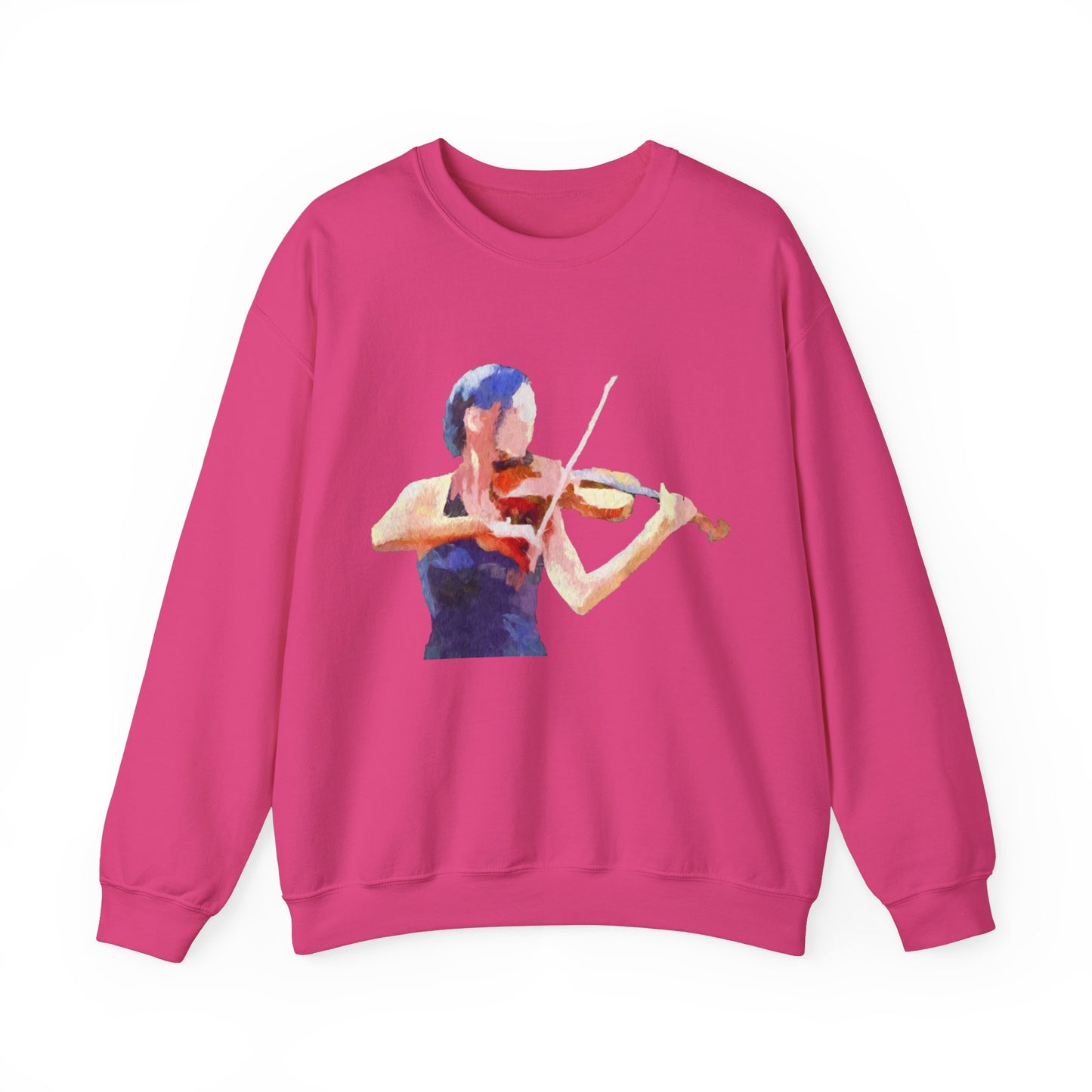 Violin 'The Bowist' Unisex 50/50 Crewneck Sweatshirt