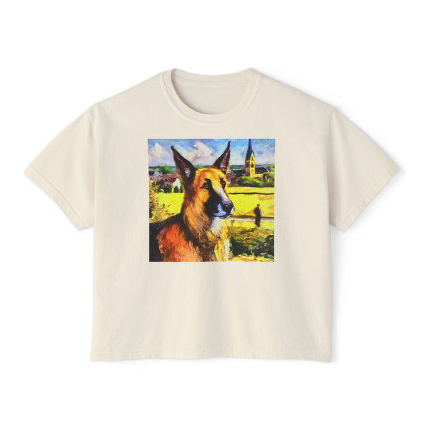 Belgian Laekenois Women's Oversized Boxy Tee – Stylish Comfort for Every Occasion