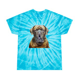 Dogue de Bordeaux Unisex Tie-Dye Cotton Tee, Cyclone