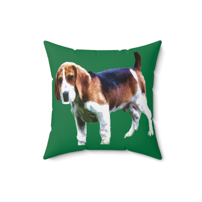 American Foxhound Spun Polyester Throw Pillow