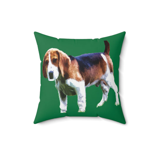 American Foxhound Spun Polyester Throw Pillow