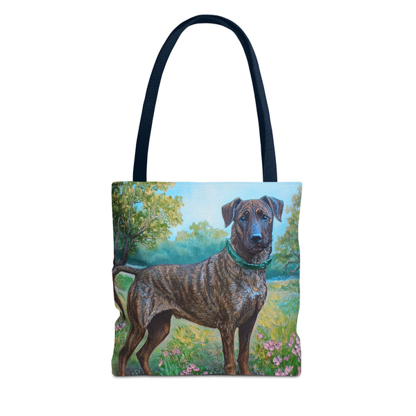 Treeing Tennessee Brindle  - Polyester Tote Bag (AOP)