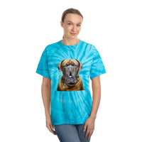 Dogue de Bordeaux Unisex Tie-Dye Cotton Tee, Cyclone