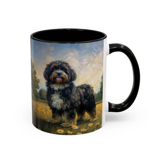 Russian Tsvetnaya Bolonka - Accent Coffee Mug (11, 15oz)