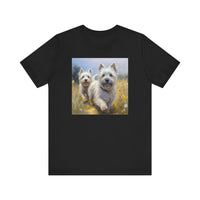 Cairn Terriers  -  Unisex Jersey Short Sleeve Tee