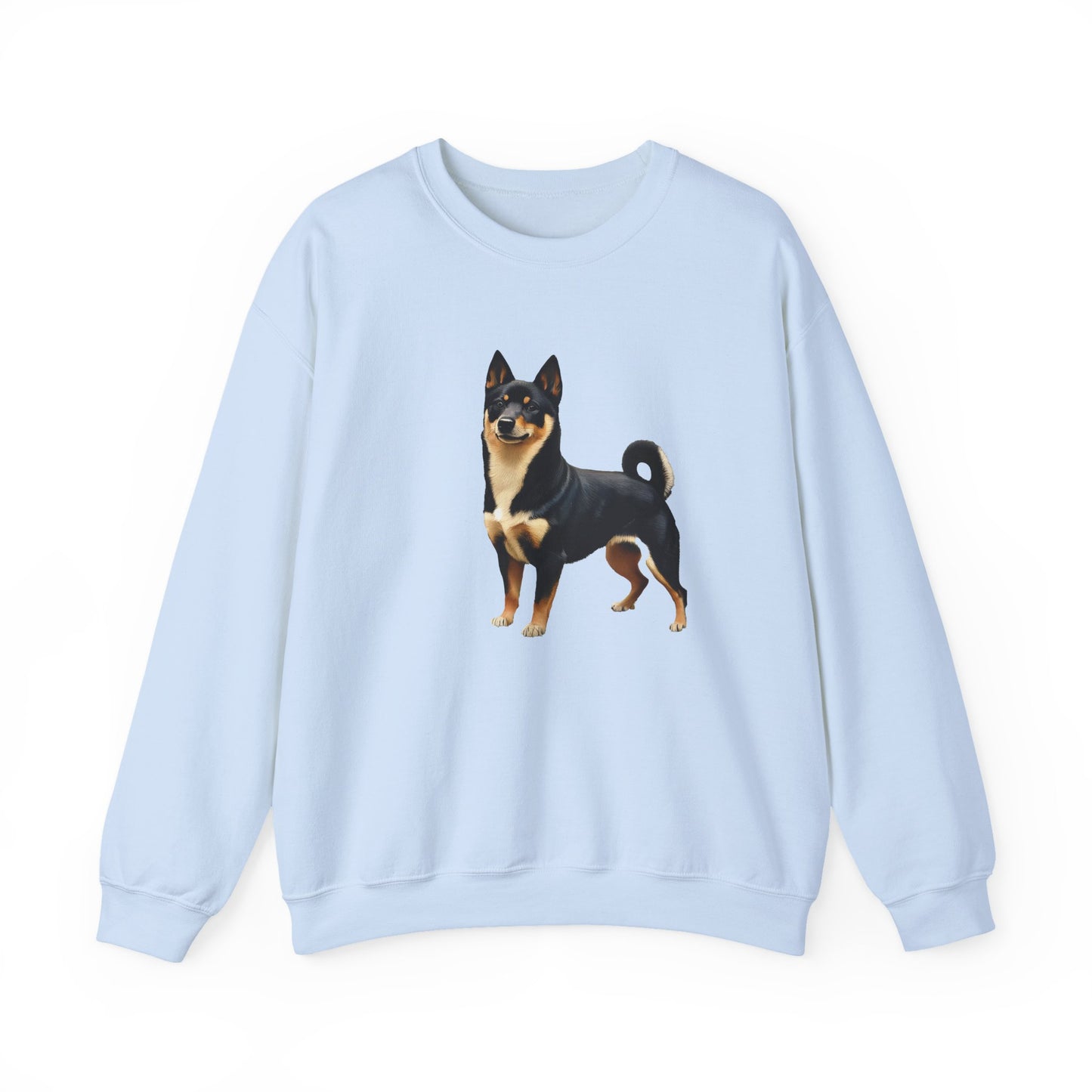 Black & Tan Shiba Inu Unisex 50/50 Crewneck Sweatshirt