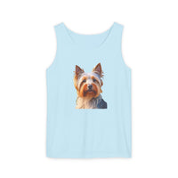 Silky Terrier Unisex Relaxed Fit Garment-Dyed Tank Top