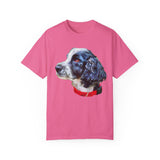 Luxury English Cocker Spaniel 'Tango' Unisex Relaxed Garment-Dyed T-shirt
