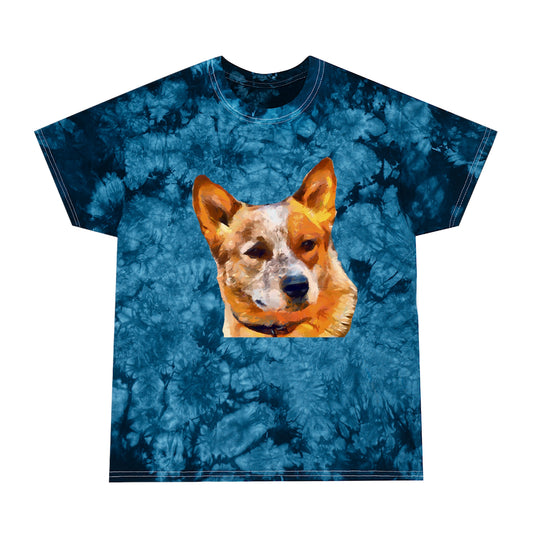 Red Heeler - Australian Cattle Dog Tie-Dye Tee: A Canvas of Comfort and Style