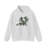 Weimaraner 'Grayson' Unisex 50/50 Hooded Sweatshirt