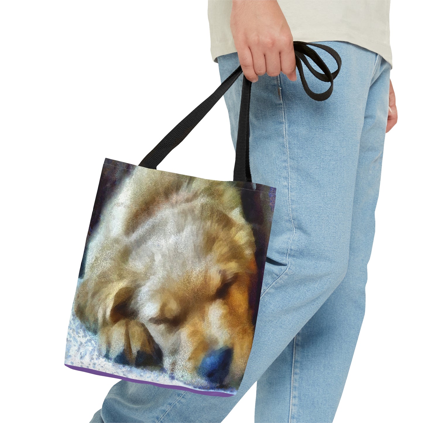 Zucko the Golden Retriever Tote Bag
