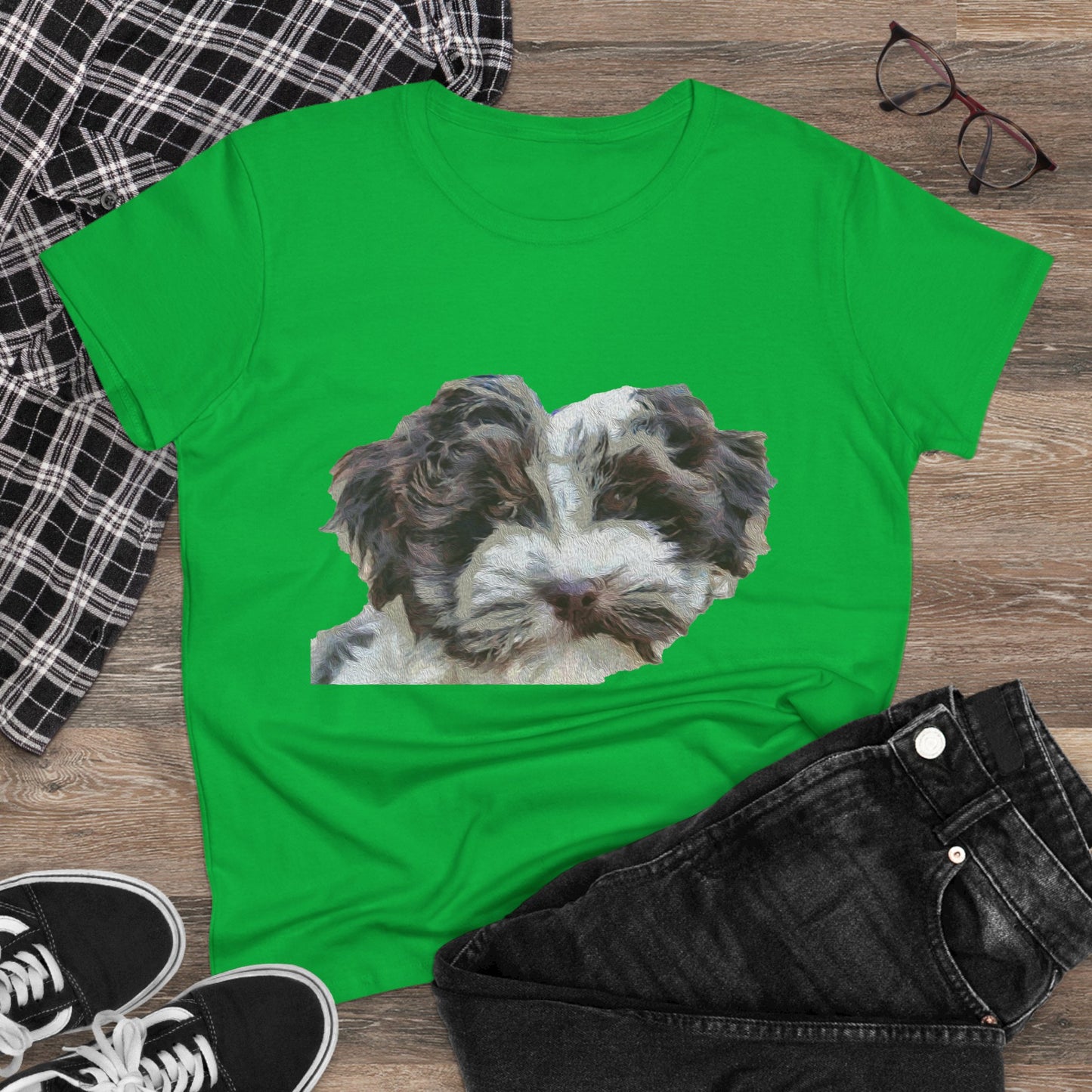 Havaneese 'Fideo' Women's Midweight Cotton Tee