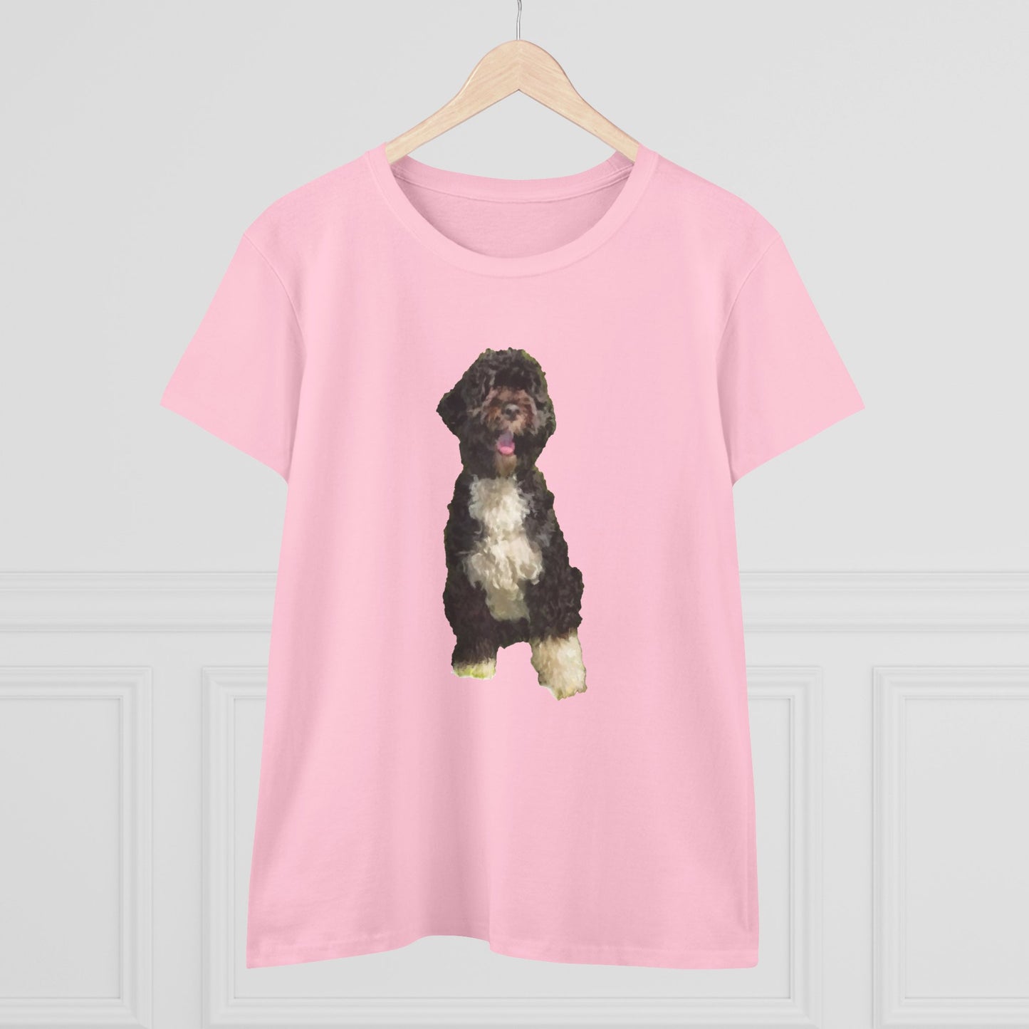 Portuguese Water Dog 'Loco' Women's Midweight Cotton Tee