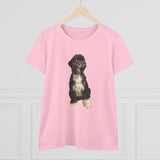 Portuguese Water Dog 'Loco' Women's Midweight Cotton Tee